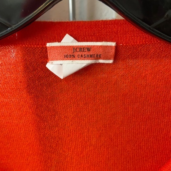 J. Crew Factory Women's Red Cardigan Sweater - Picture 4 of 5